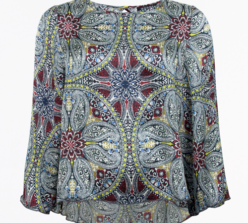 Brigitte Silk Print