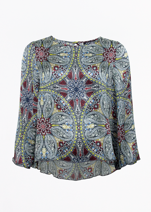 Brigitte Silk Print