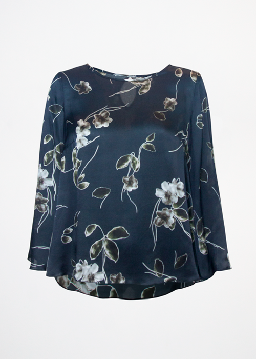 Brigitte Black Flower