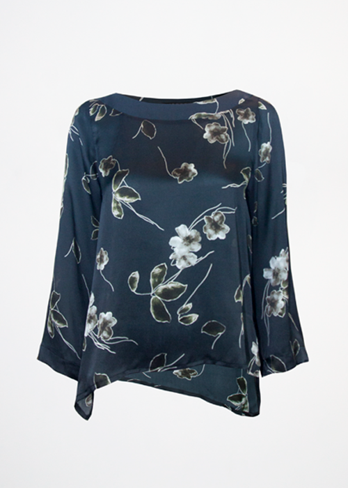 Hippie Black Flowers